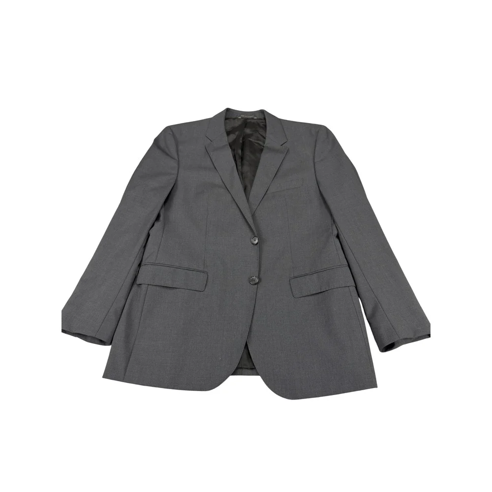 Hugo Boss Hugo Boss James4/Sharp6 Super 100 Grey Virgin Wool Blazer Mens US 42R